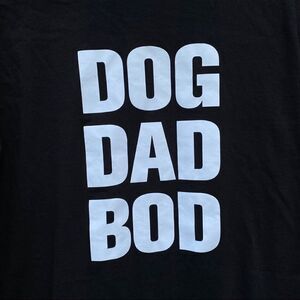 DOG DAD BOD T Shirt Lane Seven Black Tee XL